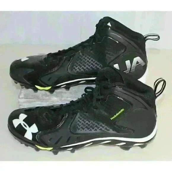 New Under Armor Nitro Clutch Fit 4DFoam Football Cleats 1258021-001 Mens size 13 - Picture 3 of 13